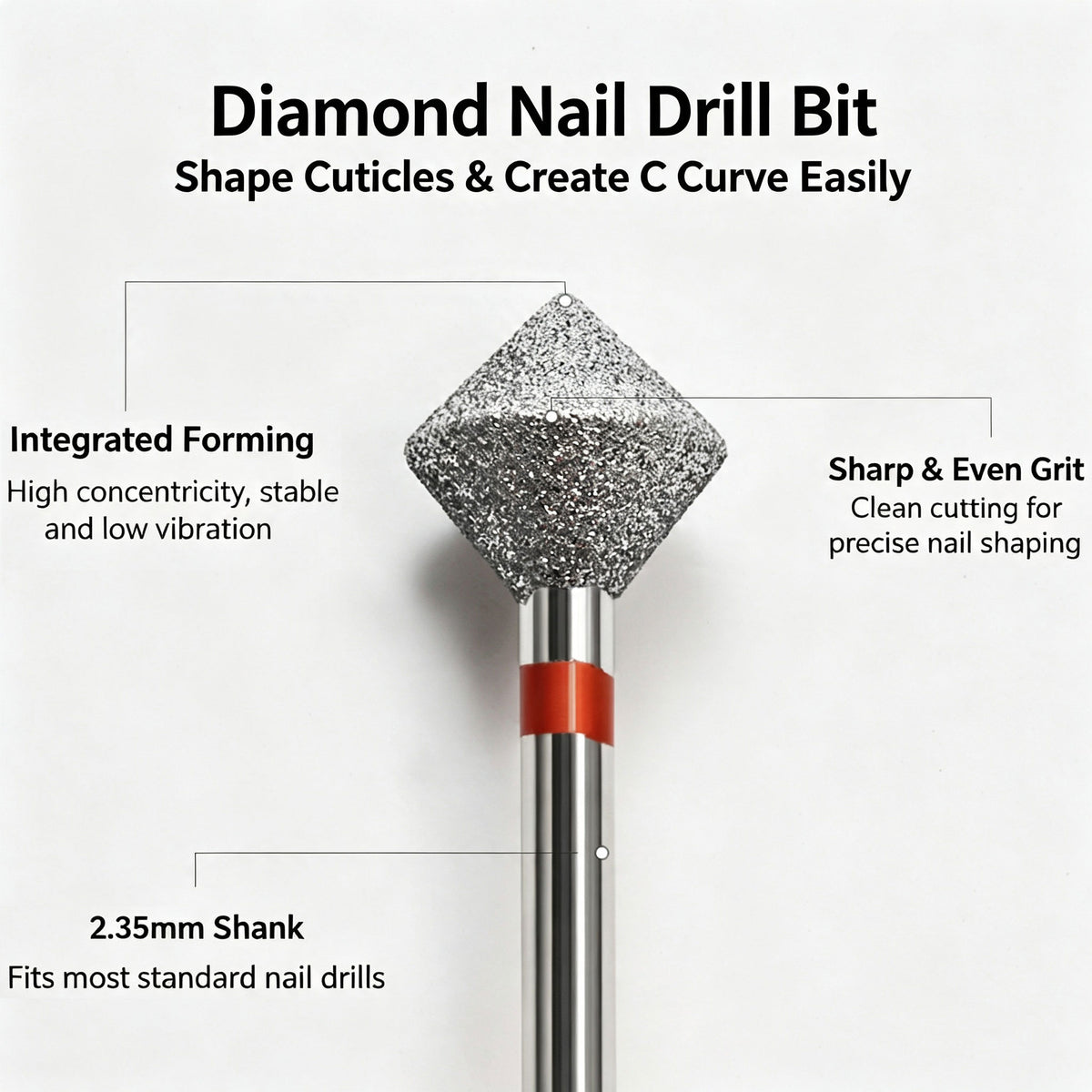 Multifunctional Diamonds Nails Drill Bits