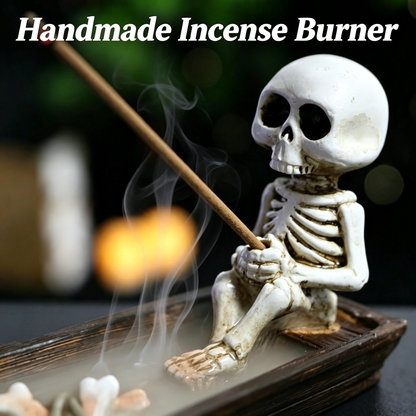 Skull Backflow Incense Holder Burner