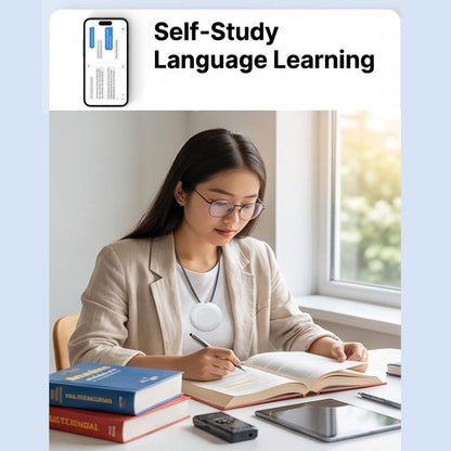 Portable Wireless AI Language Translator - Supports 139 Languages