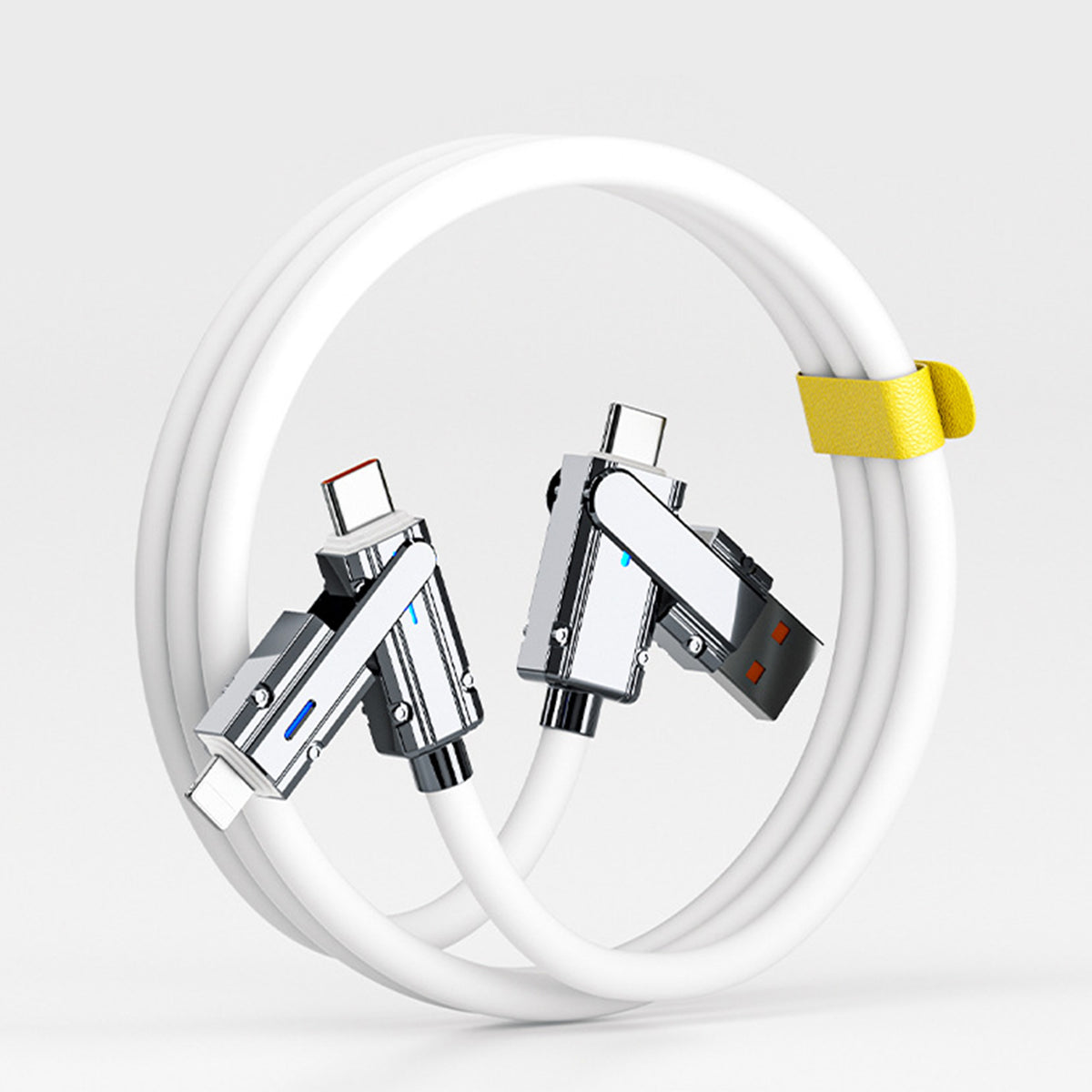 4 in 1 Charging Cable (3.28FT) for Most Devices