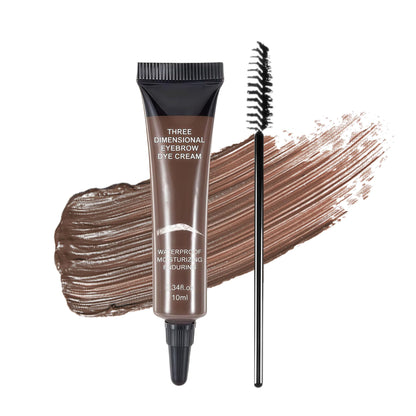 Eyebrow Dye Cream, Brow Tint Waterproof and Volumizing Long Lasting