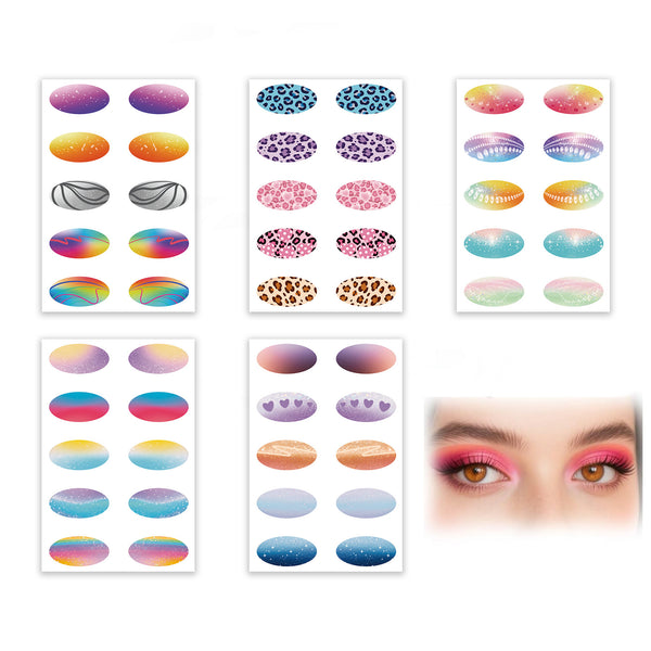 5 Pcs Waterproof Eyeshadow Stickers – Easy Eye Makeup Tape for Natural & Long-Lasting Eye Look