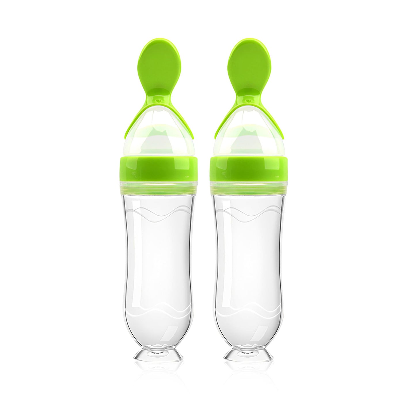 2 Pack Baby Spoons Silicone Baby Food Feeder
