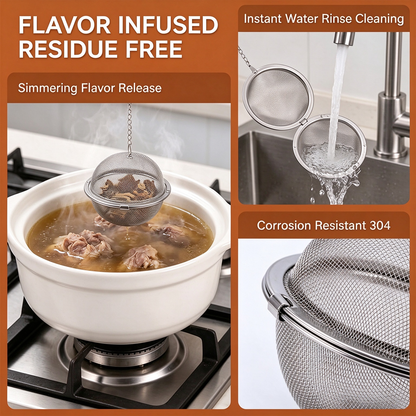 304 Stainless Steel Tea Ball Tea Holder