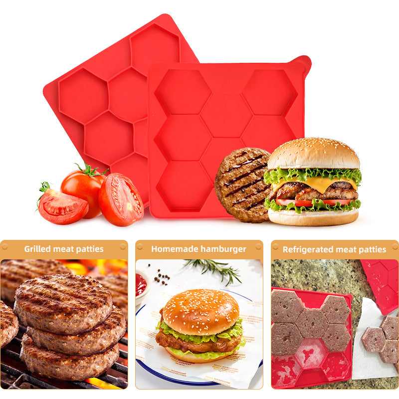 8 in 1 Innovative Burger Press and Freezer Container