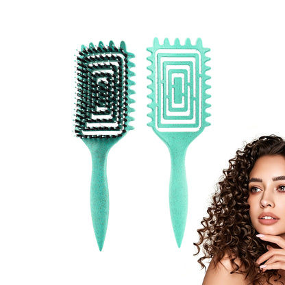 Curly Hair Brush with Soft Bristles Detangling Tangled Glides