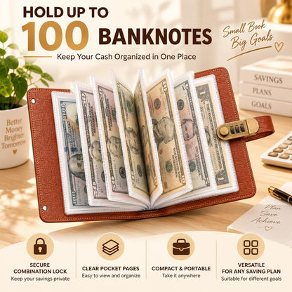 100 Lockable Savings Notebook