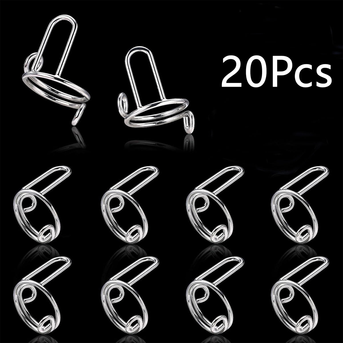 Adjustable Nail Tip Holder Rings Finger