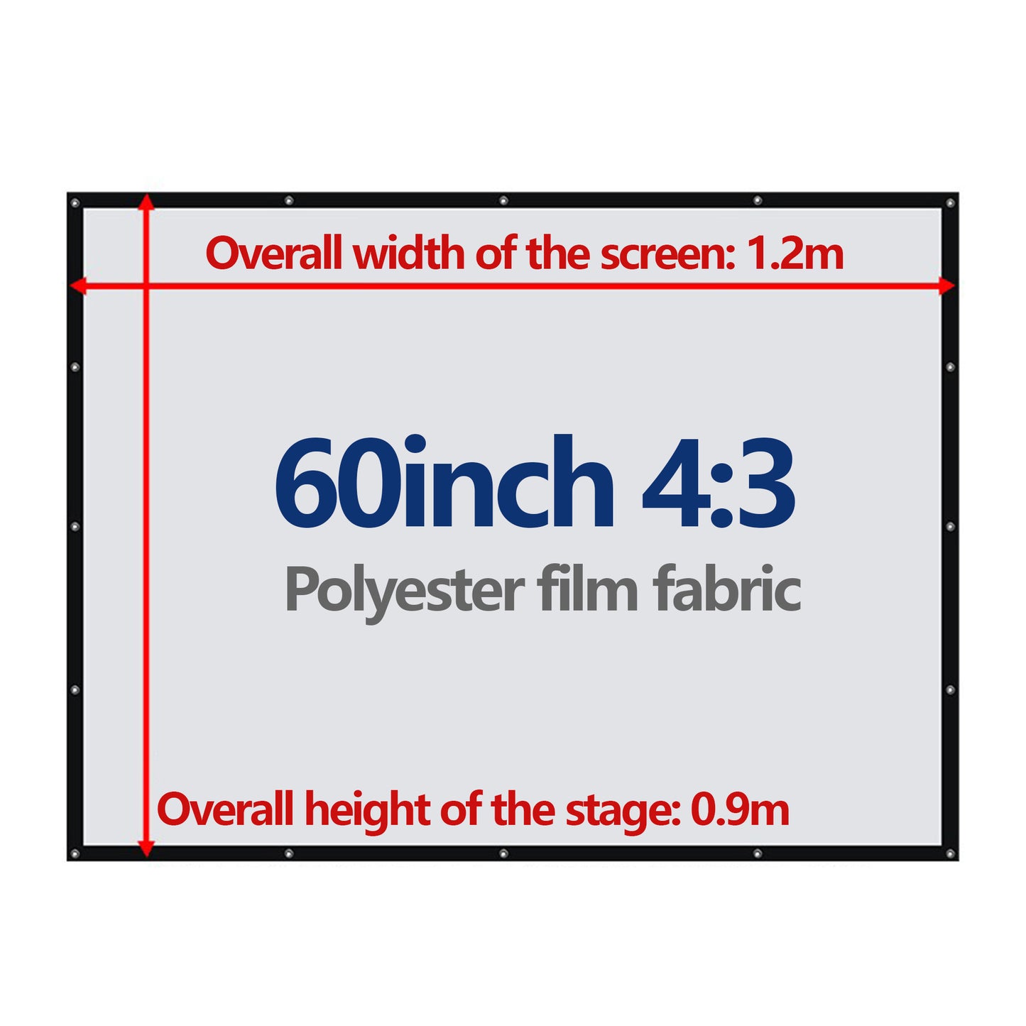 White Folding Projection Screen for Outdoor Cinema