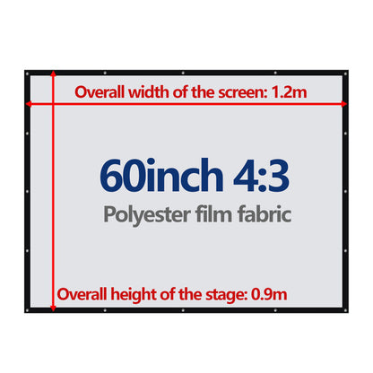 White Folding Projection Screen for Outdoor Cinema