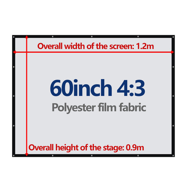 White Folding Projection Screen for Outdoor Cinema