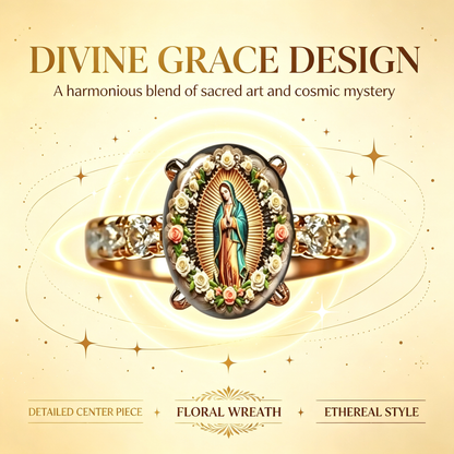 Vintage-Style Virgin Mary Ring—Suitable For Prayer And Daily Outfits