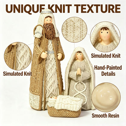 Nativity Scene Holy Family Figurine Set