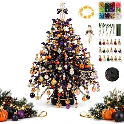DIY Halloween Beaded Tree Kit – 3D Crystal Bead Art for Adults