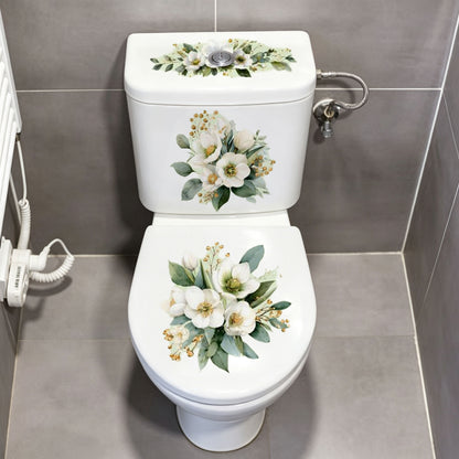 Toilet Decorative Sticker — PVC Self-Adhesive Wall Decal