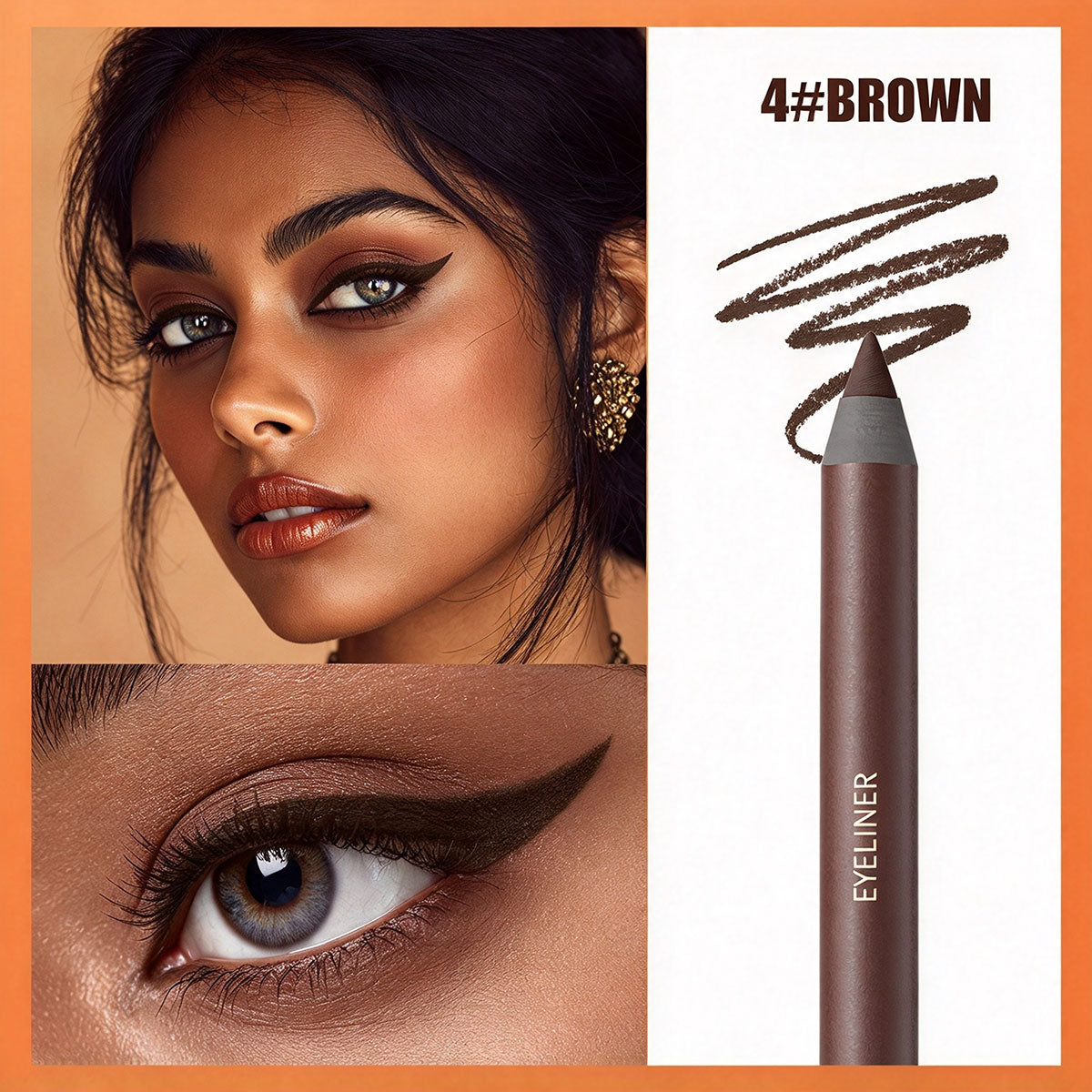 Creamy Glide-On Eyeliner Pencil for Mature Eyes