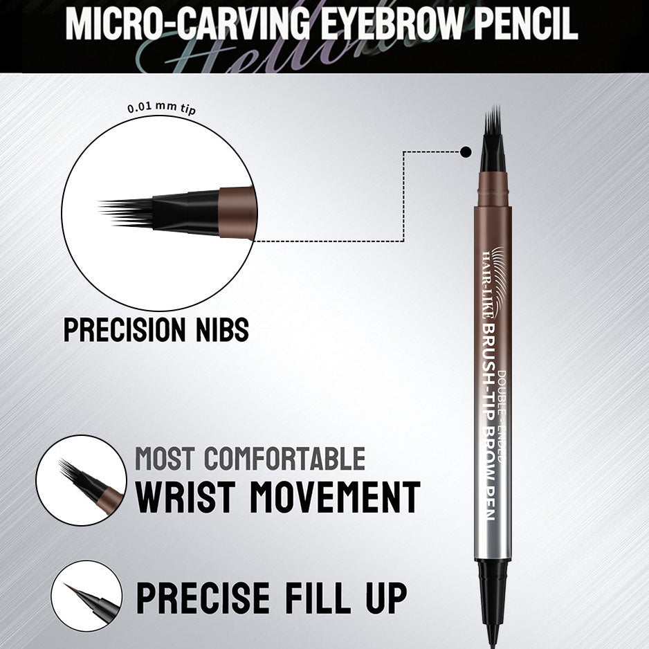 Natural 4D Waterproof Liquid Eyebrow Pencil