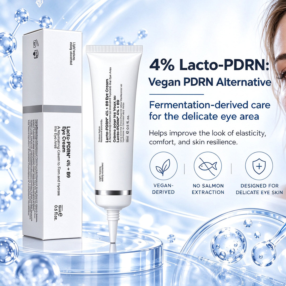 Lactic Acid Bacteria PDRN + B9 Eye Cream