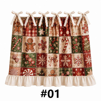 Christmas Patchwork Oven Skirt Curta