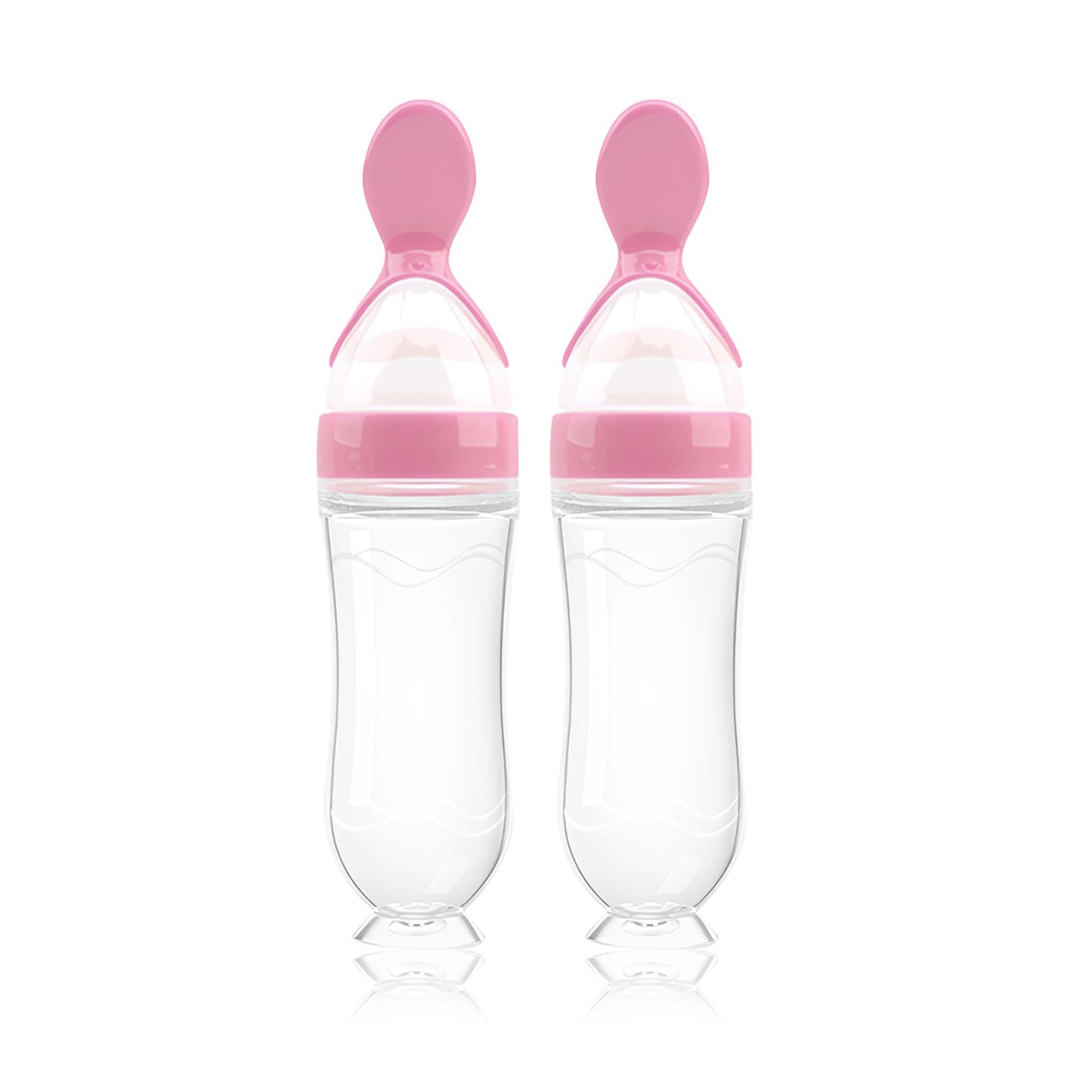 2 Pack Baby Spoons Silicone Baby Food Feeder