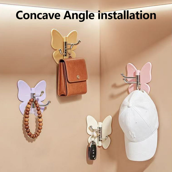 3-Hook Butterfly Decorative Hanger Suitable for Any Place