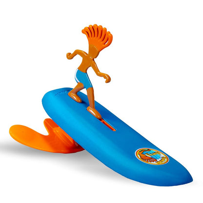 Wave Powered Mini-Surfer and Surfboard Toy