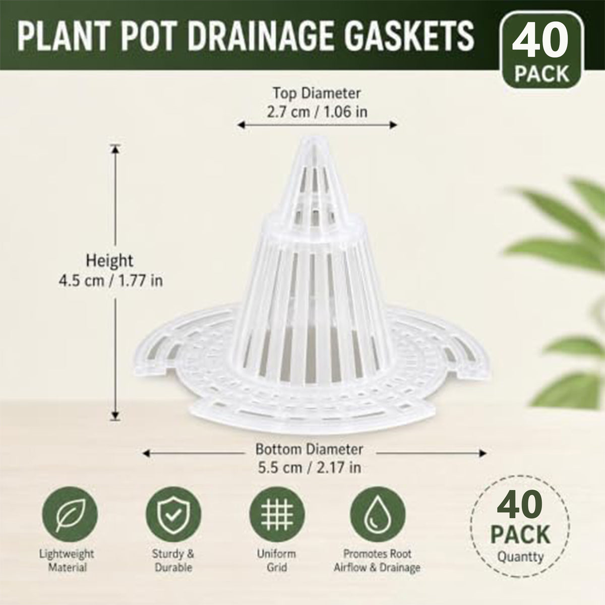 Durable Plastic Root Protection Filters