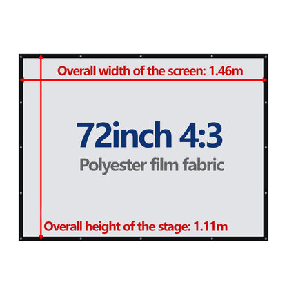 White Folding Projection Screen for Outdoor Cinema