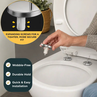 4 Pcs Sturdy Toilet Seat Hinge Fixing Nuts