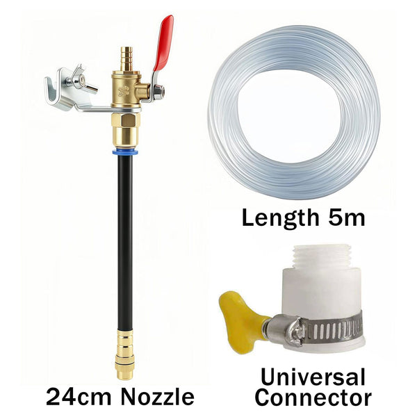 Angle Grinder Dust Removal & Water Spray Kit | Adjustable Adapter And 5m Hose