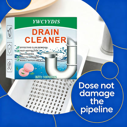 10Pack Fizzy Drain Freshener and Cleaner, Prevents Clogs and Removes Odors