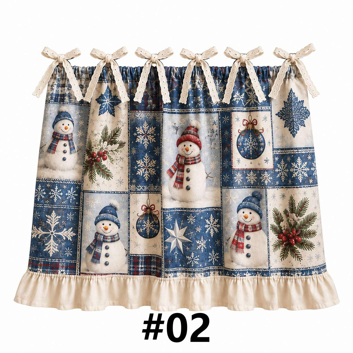 Christmas Patchwork Oven Skirt Curta