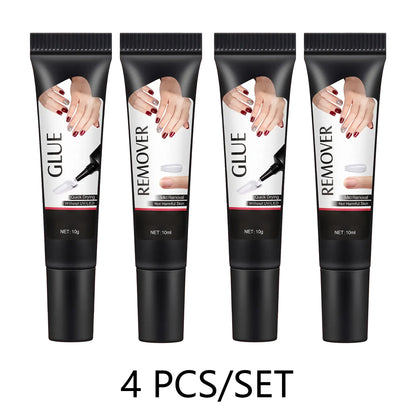 Quick-Drying Semi-Solid Nail Glue with 10ml Remover