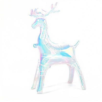 Iridescent Reindeer Balloons Deer Elk Decoration