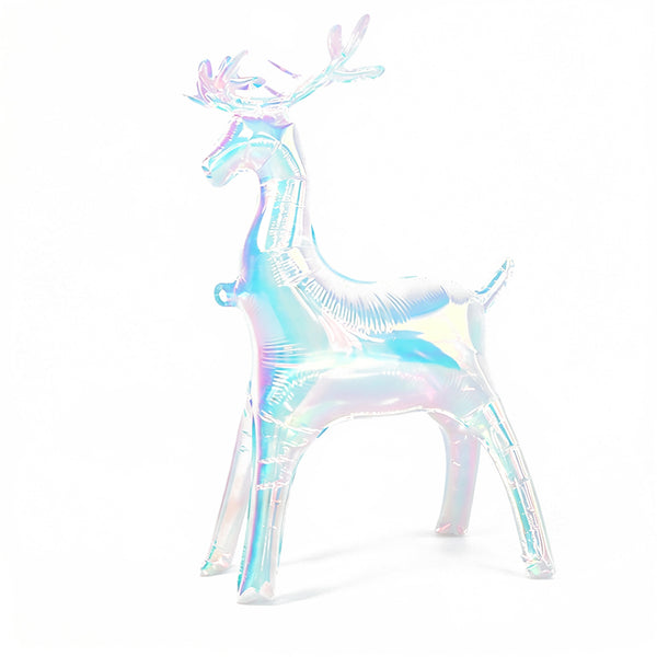 Iridescent Reindeer Balloons Deer Elk Decoration