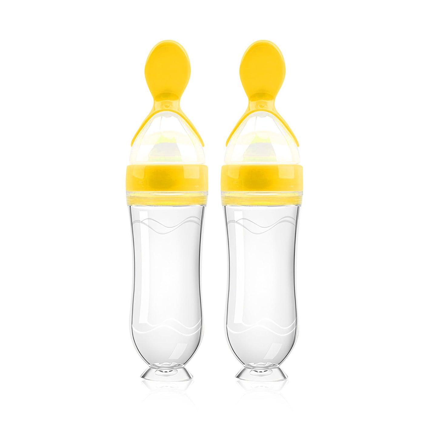2 Pack Baby Spoons Silicone Baby Food Feeder