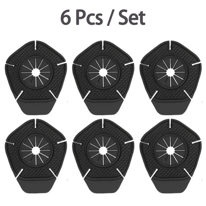 6PCS Car Wiper Arm Hole Protector, Silicone Windshield Wiper Dust Cover