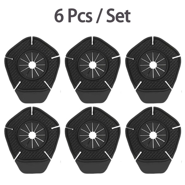 6PCS Car Wiper Arm Hole Protector, Silicone Windshield Wiper Dust Cover