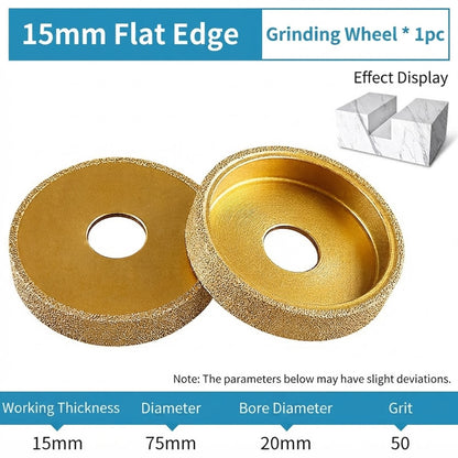Diamond Grinding Wheel/Polishing Disc -Selectable Thickness
