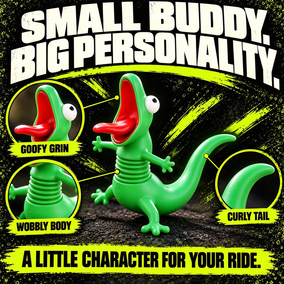 Wobbly Riding Buddy - Car & Motorcycle Decor