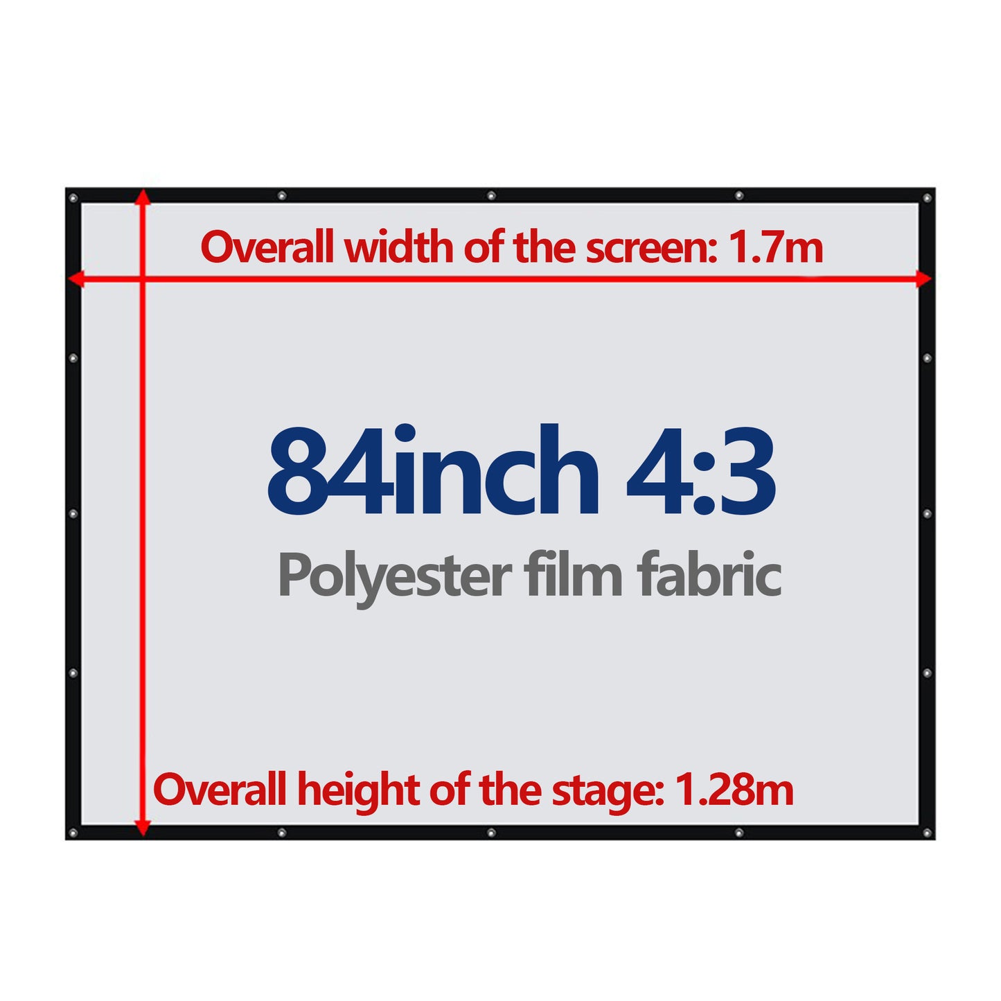 White Folding Projection Screen for Outdoor Cinema