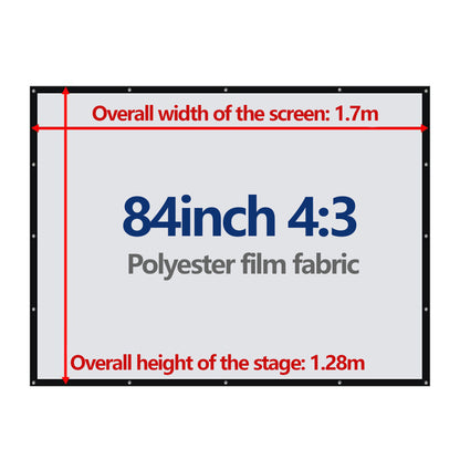 White Folding Projection Screen for Outdoor Cinema