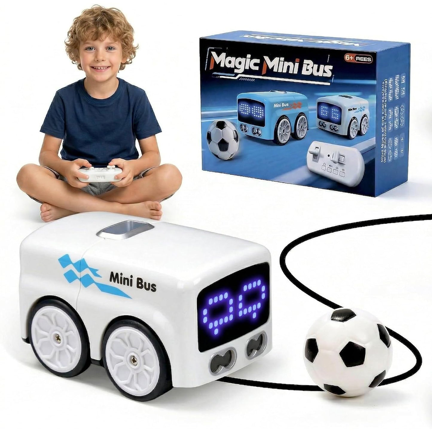 Magic Mini RC Bus – 2.4GHz Inductive Car for Kids & Adults