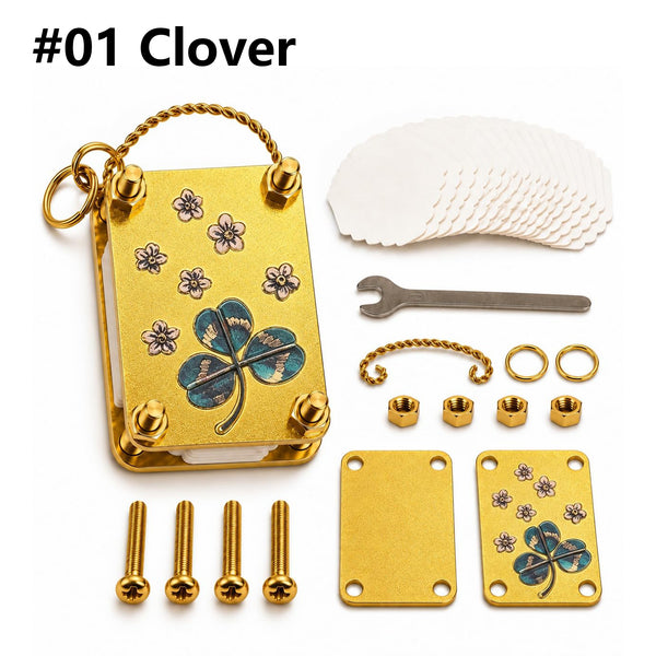 Mini Flower Press Keychain