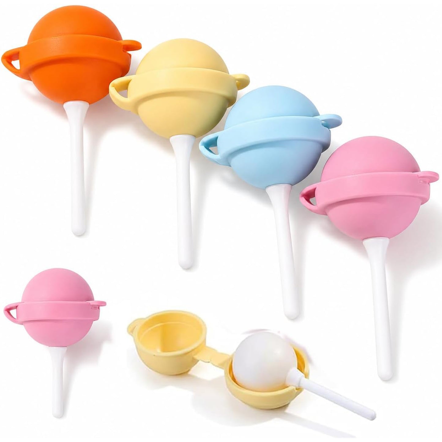 4PCS Silicone Popsicle Molds – Reusable DIY Ice Pop Maker with Easy Release Design for Kids