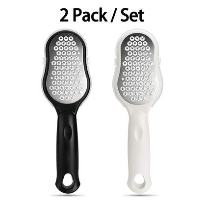 Foot Rasp And Brush – Stainless Steel Dead Skin And Callus Remover