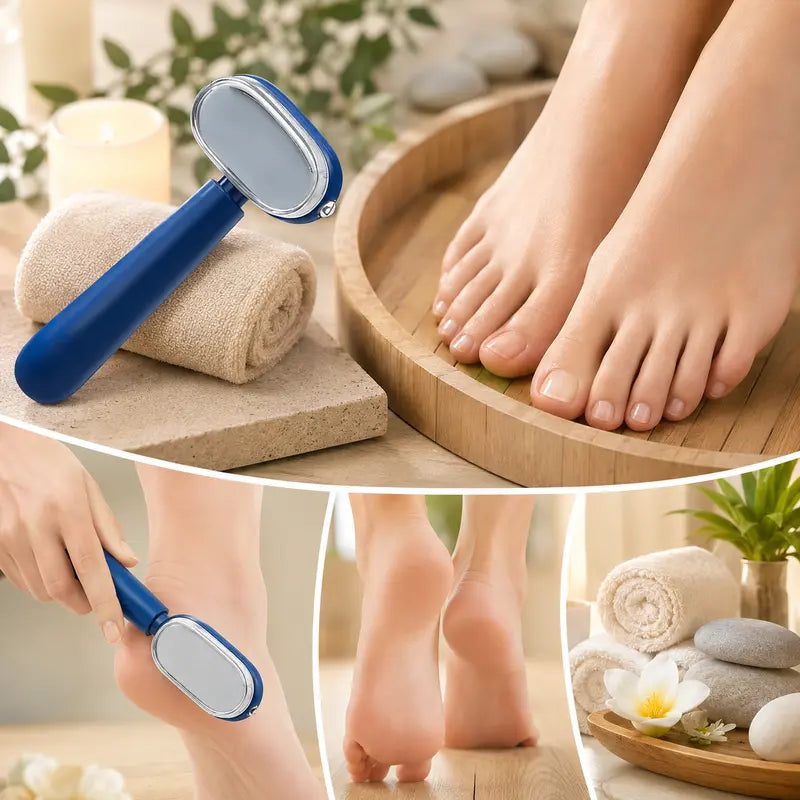 2 Pack Dual-Sided Foot Callus Remover - Handheld Manual Foot Care Tool