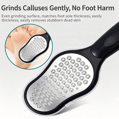 Foot Rasp And Brush – Stainless Steel Dead Skin And Callus Remover