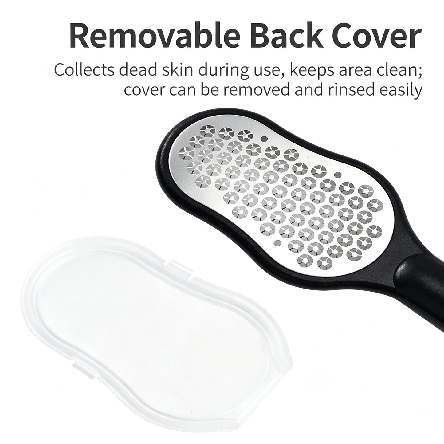 Foot Rasp And Brush – Stainless Steel Dead Skin And Callus Remover