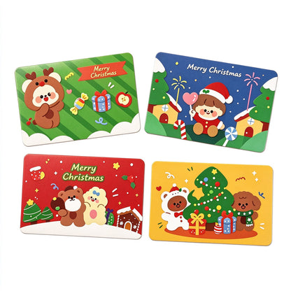 40pcs Christmas scratch-off cards